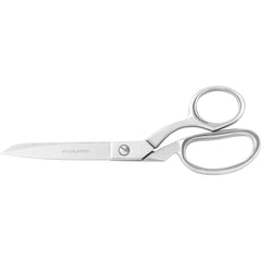 Fiskars - Scissors & Shears; Blade Material: Forged Steel ; Handle Material: Steel ; Length of Cut (Inch): 3.3 ; Handle Style: Offset ; Overall Length Range: 6" - Exact Industrial Supply