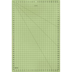 Fiskars - Self-Healing Cutting Mats; Overall Length (Inch): 36 ; Overall Width (Inch): 24 ; Thickness: 0.07 ; Color: Green ; Type: Reclyable - Exact Industrial Supply