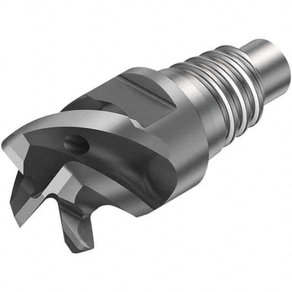 Sandvik Coromant - 1" Mill Diam, 0.6102" LOC, 0.6102" OAL, 5 Flute Square End Mill Head - Americas Tooling