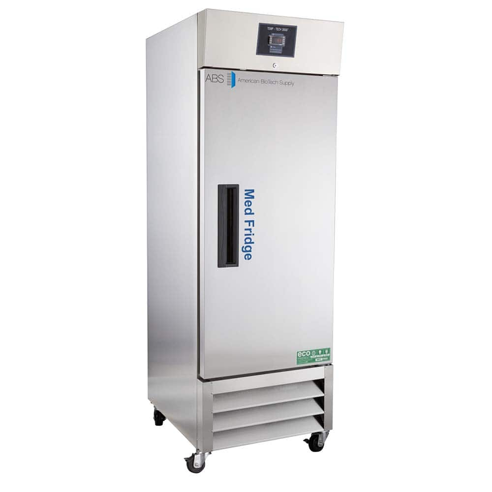 American BioTech Supply - Laboratory Refrigerators and Freezers; Type: Pharmacy/Vaccine Refrigerator ; Volume Capacity: 23 Cu. Ft. ; Minimum Temperature (C): 2.00 ; Maximum Temperature (C): 8.00 ; Width (Inch): 26-3/4 ; Depth (Inch): 34-7/8 - Exact Industrial Supply