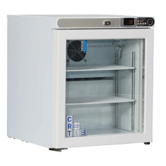 American BioTech Supply - Laboratory Refrigerators and Freezers; Type: Controlled Room Temperature Cabinet ; Volume Capacity: 1 Cu. Ft. ; Minimum Temperature (C): 20.00 ; Maximum Temperature (C): 25.00 ; Width (Inch): 17-1/4 ; Depth (Inch): 19-1/4 - Exact Industrial Supply