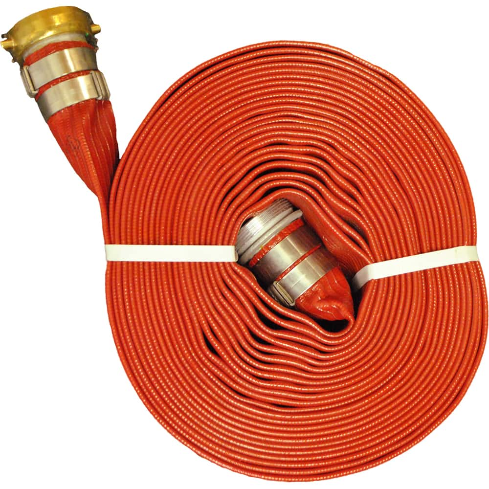 JGB Enterprises - Water & Discharge Hose; Inside Diameter (Inch): 2 ; Color: Red ; Working Pressure (psi): 200.000 ; Length (Feet): 50 ; Material: PVC - Exact Industrial Supply