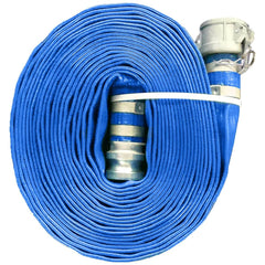 JGB Enterprises - Water & Discharge Hose; Inside Diameter (Inch): 3 ; Color: Blue ; Working Pressure (psi): 70.000 ; Length (Feet): 50 ; Material: PVC - Exact Industrial Supply