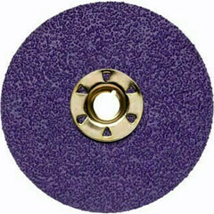 3M - Cubitron II 4-1/2" Diam 36+ Grit Ceramic Fiber Disc - Exact Industrial Supply