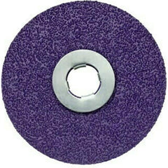 3M - Cubitron II 5" Diam 36+ Grit Ceramic Fiber Disc - Exact Industrial Supply