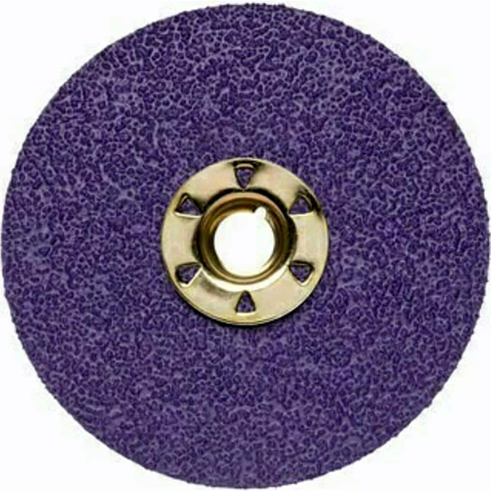 3M - Cubitron II 5" Diam 36+ Grit Ceramic Fiber Disc - Exact Industrial Supply