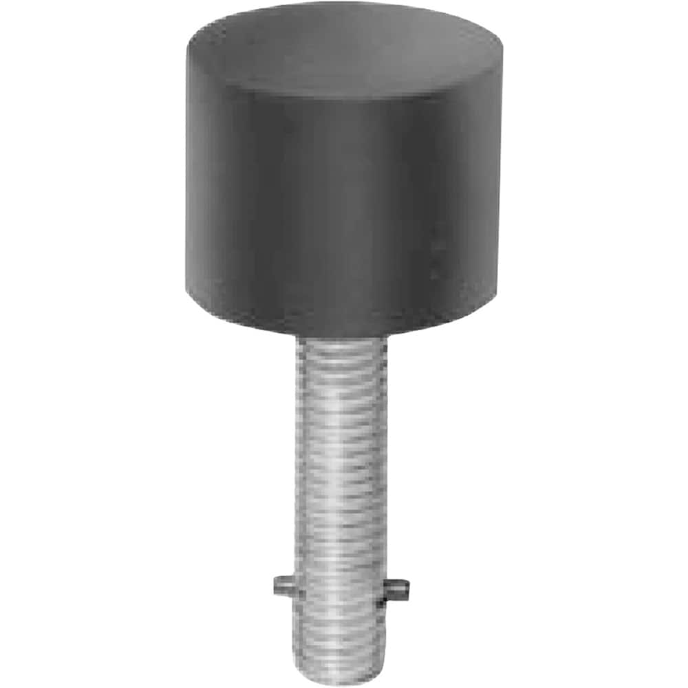 IVES - Stops; Type: Floor Stop ; Finish/Coating: Black ; Projection: 1-1/2 (Inch); Mount Type: Floor - Exact Industrial Supply