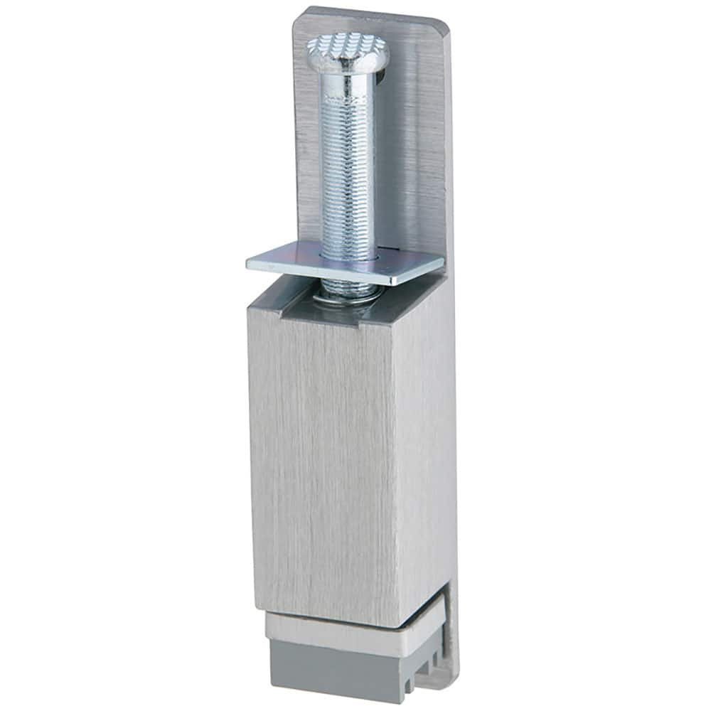 IVES - Stops; Type: Plunger Door Holder ; Finish/Coating: Aluminum (Satin) ; Projection: 5-1/2 (Inch); Mount Type: Door - Exact Industrial Supply