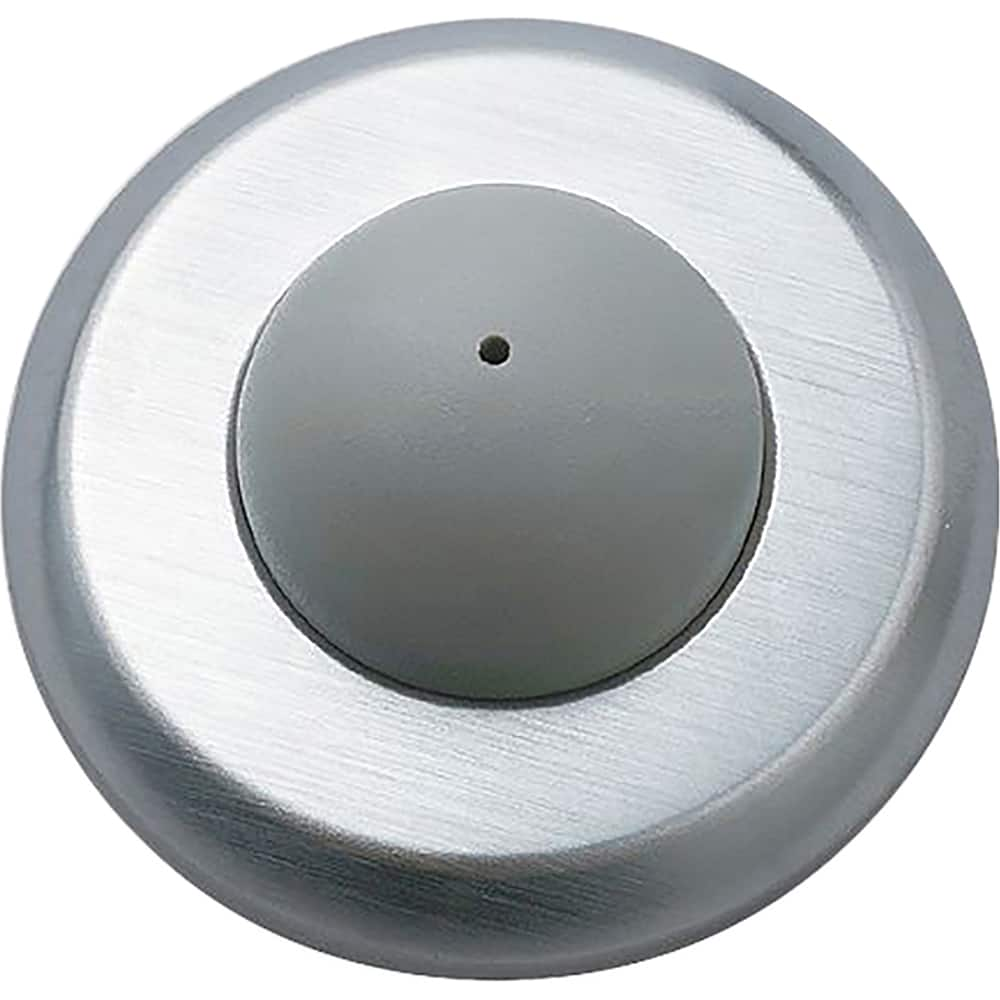 Rockwood - Stops; Type: Wall Stop ; Finish/Coating: Satin Chrome ; Projection: 1 (Inch); Mount Type: Wall - Exact Industrial Supply