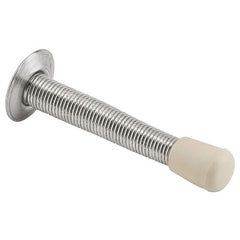 IVES - Stops; Type: Flexible Door Stop ; Finish/Coating: Bright Nickel ; Projection: 3 (Inch); Mount Type: Door - Exact Industrial Supply