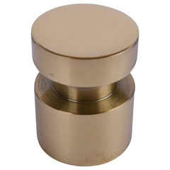 Rockwood - Stops; Type: Decorative Floor Stop ; Finish/Coating: Bright Brass ; Projection: 1-1/2 (Inch); Mount Type: Floor - Exact Industrial Supply