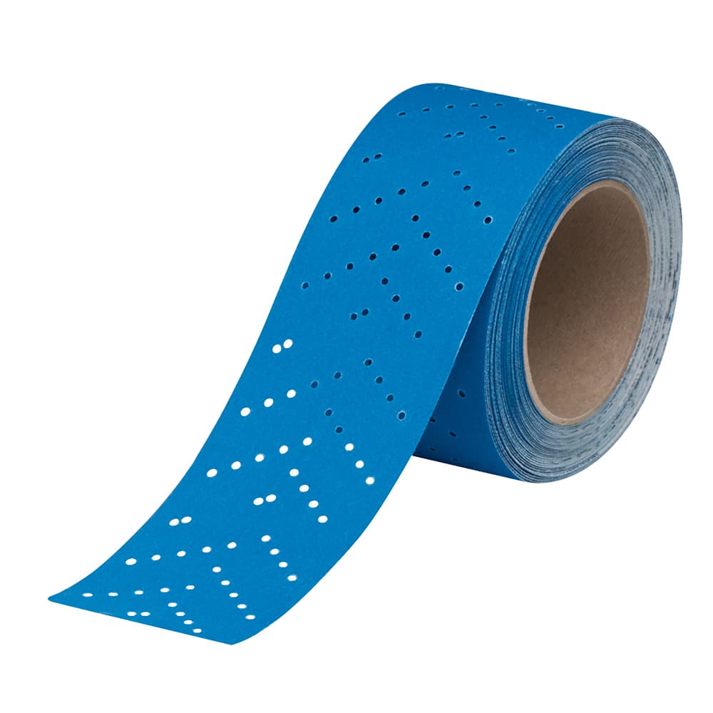 3M - Shop Rolls; Abrasive Material: Ceramic Aluminum Oxide ; Roll Width (Inch): 2-3/4 ; Roll Length (yd): 13.00 ; Grit: 80 ; Backing Material: Paper; Hook & Loop ; Backing Weight: C - Exact Industrial Supply