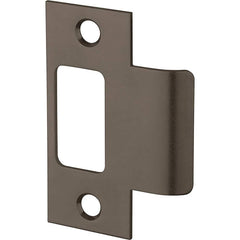 Yale - Strikes; Type: T-Strike ; Length (Inch): 5 ; Width (Inch): 5 ; Material: Brass ; Finish/Coating: Oil Rubbed Bronze - Exact Industrial Supply