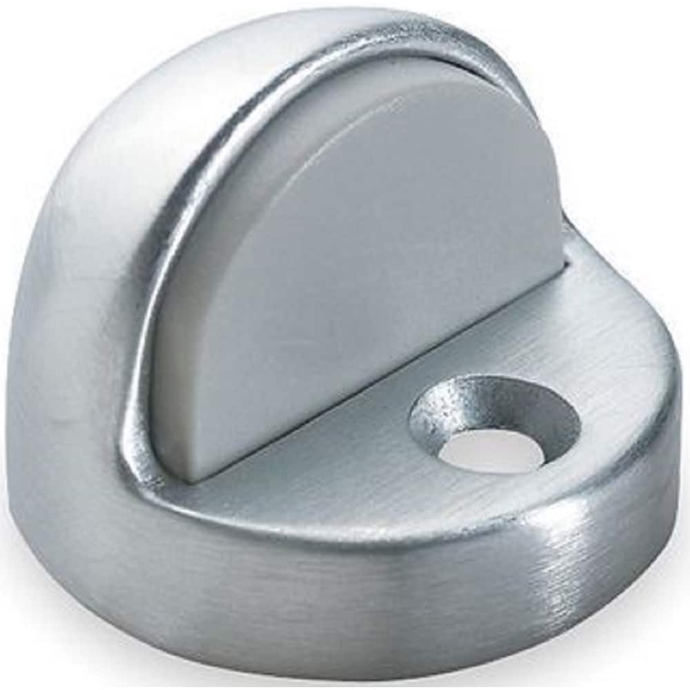 Yale - Stops; Type: High Dome Stop ; Finish/Coating: Satin Chrome ; Projection: 2 (Inch); Mount Type: Floor - Exact Industrial Supply