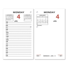 AT-A-GLANCE - Note Pads, Writing Pads & Notebooks Writing Pads & Notebook Type: Desk Calendar Refill Size: 3-1/2 x 6 - Americas Tooling