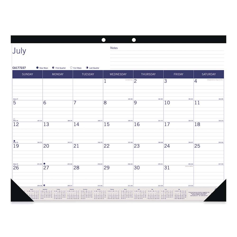 Blueline - Note Pads, Writing Pads & Notebooks Writing Pads & Notebook Type: Desk Pad Size: 22 x 17 - Americas Tooling