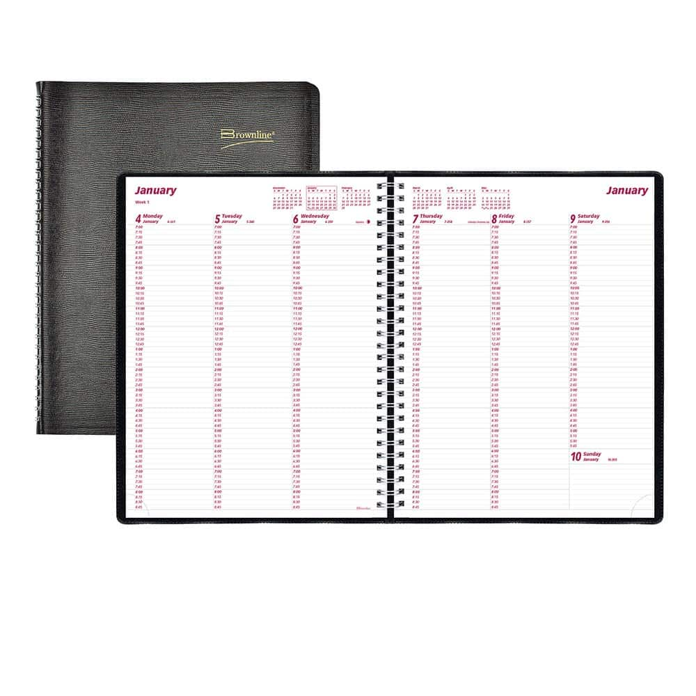 Brownline - Note Pads, Writing Pads & Notebooks Writing Pads & Notebook Type: Appointment Book Size: 8-1/2 X 11 - Americas Tooling