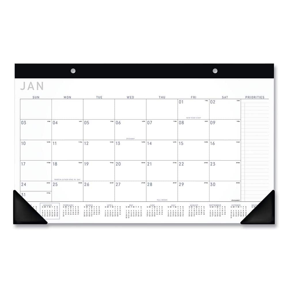 AT-A-GLANCE - Note Pads, Writing Pads & Notebooks Writing Pads & Notebook Type: Desk Pad Size: 18 x 11 - Americas Tooling