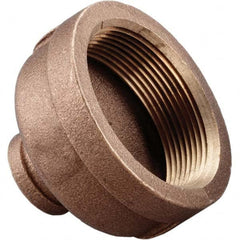 Merit Brass - Brass & Chrome Pipe Fittings Type: Reducing Coupling Fitting Size: 2-1/2 x 1-1/4 - Americas Tooling