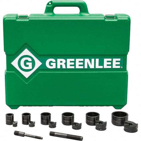 Greenlee - Punch & Driver Kits Tool Type: Knockout Set Punch Shape: Round - Americas Tooling