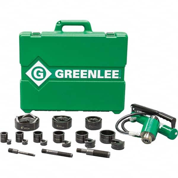 Greenlee - Punch & Driver Kits Tool Type: Knockout Set Punch Shape: Round - Americas Tooling