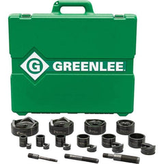 Greenlee - Punch & Driver Kits Tool Type: Knockout Set Punch Shape: Round - Americas Tooling