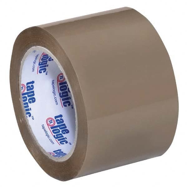 Tape Logic - Pack of (6) 55 Yd Rolls 3" Tan Acrylic Adhesive Packaging Tape - Americas Tooling