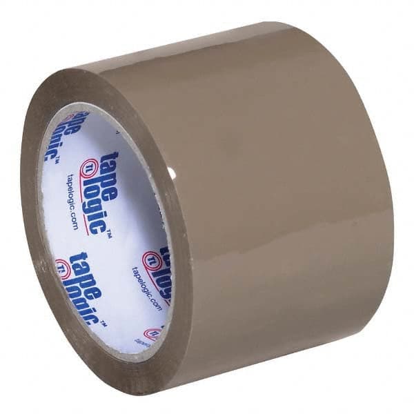 Tape Logic - Pack of (6) 55 Yd Rolls 3" Tan Acrylic Adhesive Packaging Tape - Americas Tooling