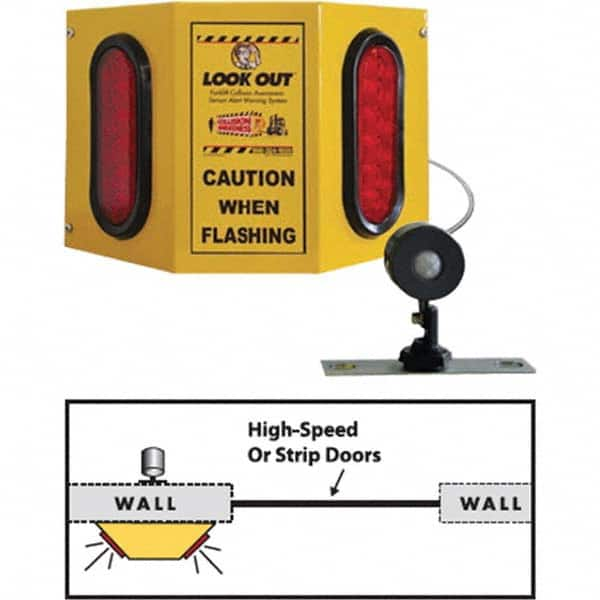 TAPCO - Auxiliary Lights Type: Forklift Warning Light Voltage: 110 VAC to 24VDC - Americas Tooling