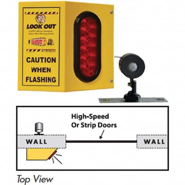 TAPCO - Auxiliary Lights Type: Forklift Warning Light Voltage: 110 VAC to 24VDC - Americas Tooling