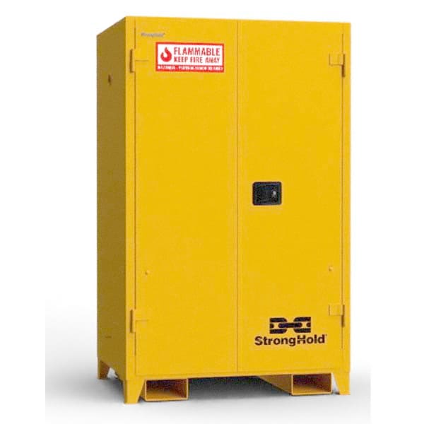 Strong Hold - Safety Cabinets Hazardous Chemical Type: Flammable and Combustible Liquids Color: Yellow - Americas Tooling