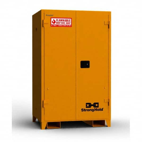 Strong Hold - Safety Cabinets Hazardous Chemical Type: Flammable and Combustible Liquids Color: Yellow - Americas Tooling