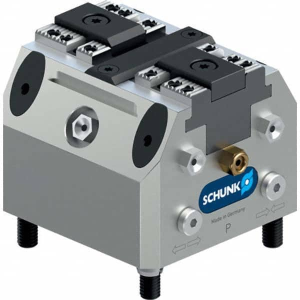 Schunk - Machine Vises Jaw Width (mm): 160.0 Throat Depth (mm): 200.0 - Americas Tooling