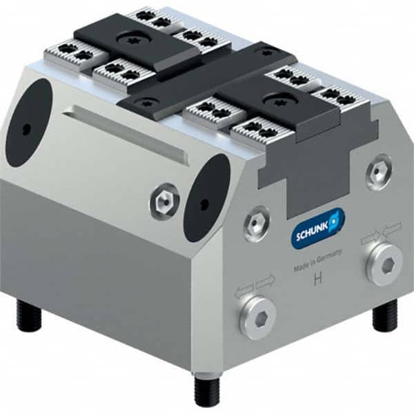 Schunk - Machine Vises Jaw Width (mm): 64.0 Throat Depth (mm): 60.0 - Americas Tooling