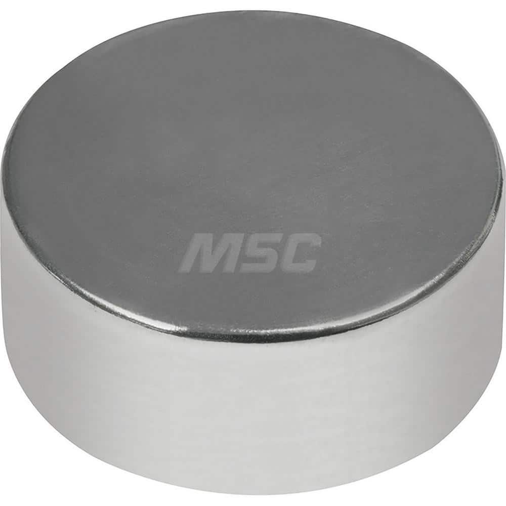 Rare Earth Disc & Cylinder Magnets; Rare Earth Metal Type: Rare Earth; Diameter (Inch): 0.500; Overall Height: 0.2 in; Height (Inch): 0.2 in; Maximum Pull Force: 11.7 lb; Maximum Operating Temperature: 180  ™F; Finish: Nickel Plated; Grade: N52; Height (D