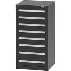 Vidmar - 8 Drawer Black Steel Modular Storage Cabinet - Americas Tooling