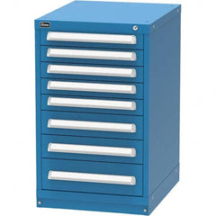 Vidmar - 8 Drawer, 45 Compartment Bright Blue Steel Modular Storage Cabinet - Americas Tooling