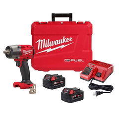 Milwaukee Tool - Cordless Impact Wrenches & Ratchets Voltage: 18.00 Drive Size (Inch): 1/2 - Americas Tooling