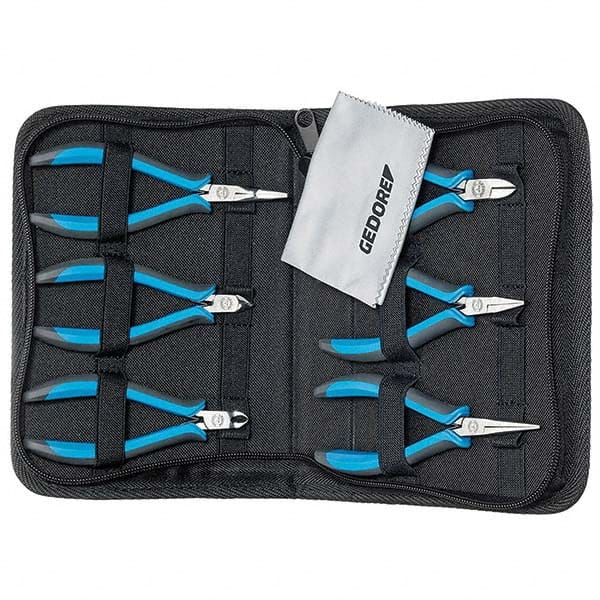 Gedore - Plier Sets Set Type: Electronics Pliers Number of Pieces: 6 - Americas Tooling