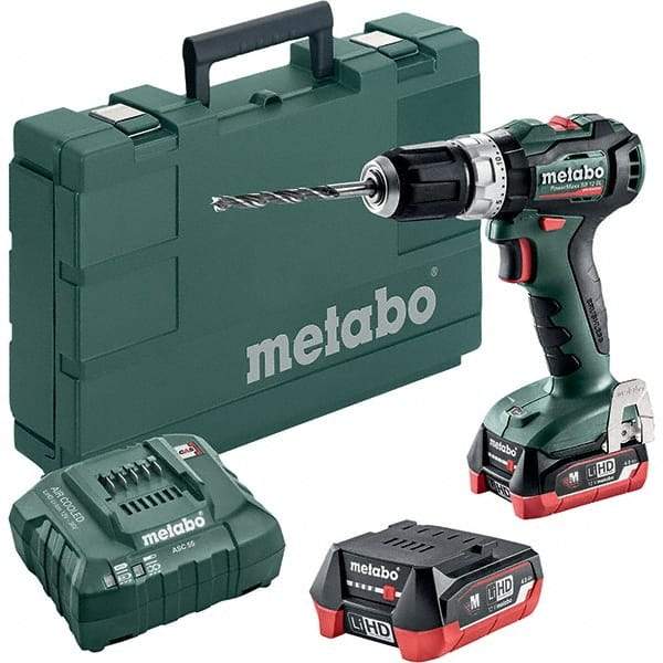 Metabo - 12 Volt 3/8" Quick Change Chuck Cordless Hammer Drill - 0 to 21,000 BPM, 0 to 500 & 1,650 RPM, Reversible - Americas Tooling