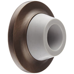 Rockwood - Stops; Type: Concave Bumper ; Finish/Coating: Oil Rubbed Bronze ; Projection: 1 (Inch); Mount Type: Wall - Exact Industrial Supply