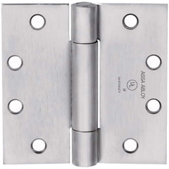 Yale - Commercial Hinges; Length (Inch): 4-1/2 ; Thickness (Decimal Inch): 0.1800 ; Number of Knuckles: 3.000 ; Stanley Finish Code: US26D ; Finish/Coating: US26D ; Box Quantity: 3 - Exact Industrial Supply