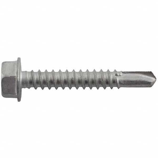 DeWALT Anchors & Fasteners - #12-14, Hex Washer Head, Hex Drive, 2" Length Under Head, #3 Point, Self Drilling Screw - Americas Tooling