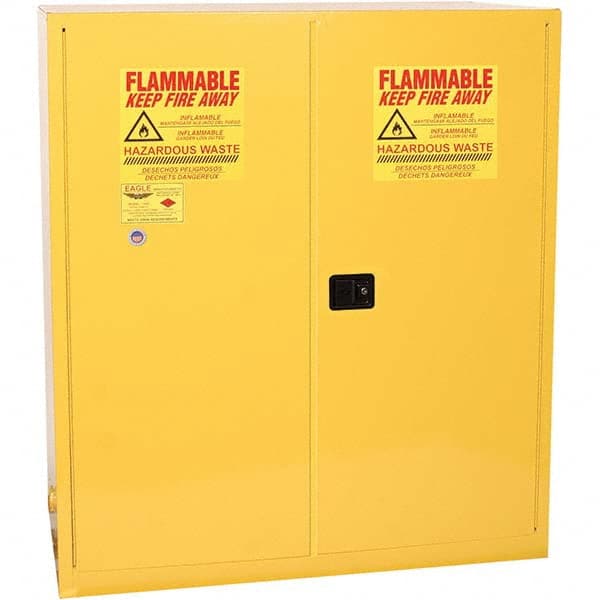 Eagle - Safety Cabinets Hazardous Chemical Type: Corrosive Chemicals Color: Yellow - Americas Tooling