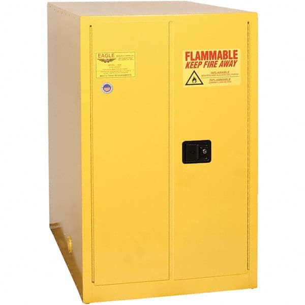 Eagle - Safety Cabinets Hazardous Chemical Type: Flammable and Combustible Liquids Color: Yellow - Americas Tooling