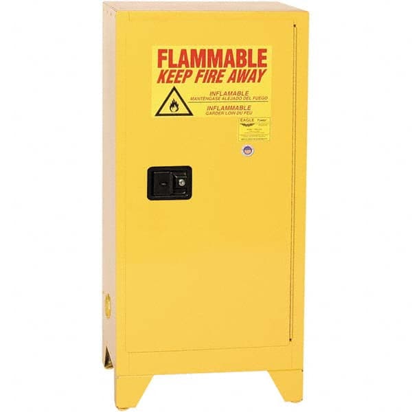 Eagle - Safety Cabinets Hazardous Chemical Type: Flammable and Combustible Liquids Color: Yellow - Americas Tooling