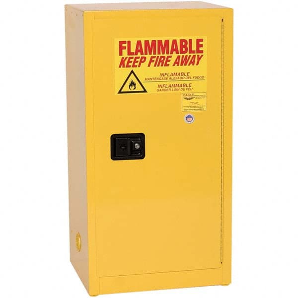 Eagle - Safety Cabinets Hazardous Chemical Type: Flammable and Combustible Liquids Color: Yellow - Americas Tooling