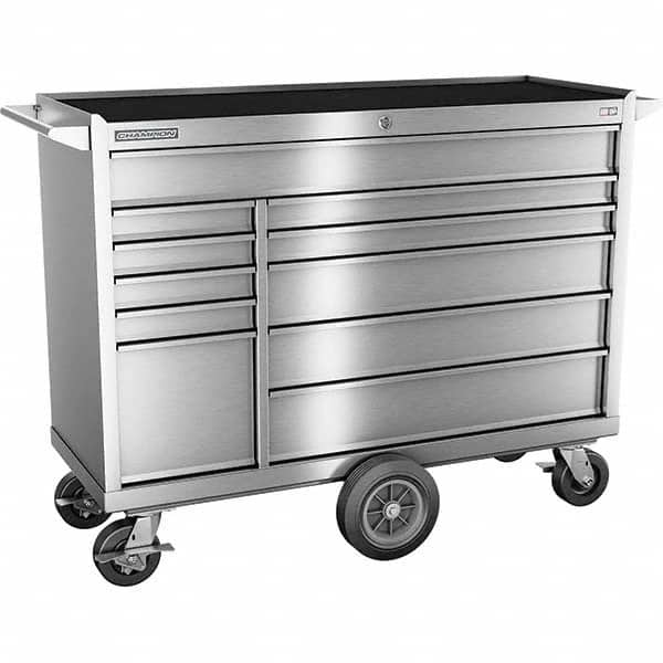 Champion Tool Storage - Tool Storage Combos & Systems Type: Wheeled Tool Cabinet with Maintenance Cart Drawers Range: 10 - 15 Drawers - Americas Tooling