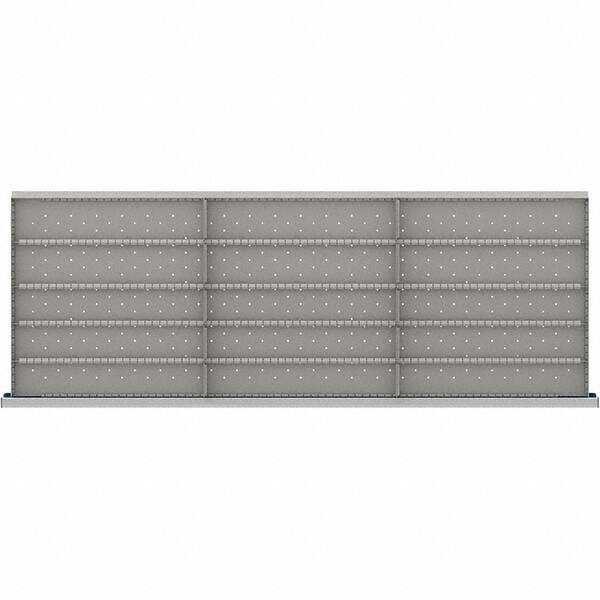 LISTA - 15-Compartment Drawer Divider Layout for 3.15" High Drawers - Americas Tooling