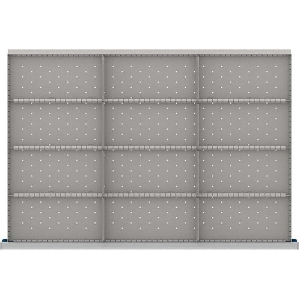 LISTA - 12-Compartment Drawer Divider Layout for 3.15" High Drawers - Americas Tooling